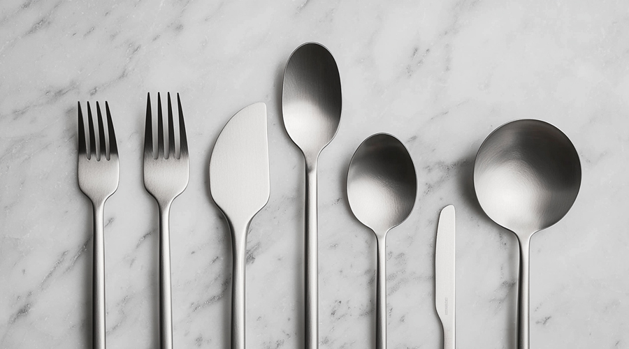 set of forks knives and spoons